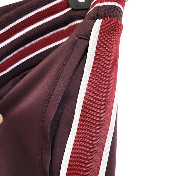 NEW Swedish Tretorn Chocolate Brown Jogger Track Pants with Stripes Size Men's M - Picture 4 of 16